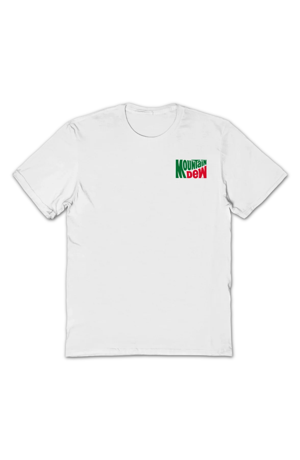 Vintage Chest Logo Mountain Dew T-Shirt - Image 2