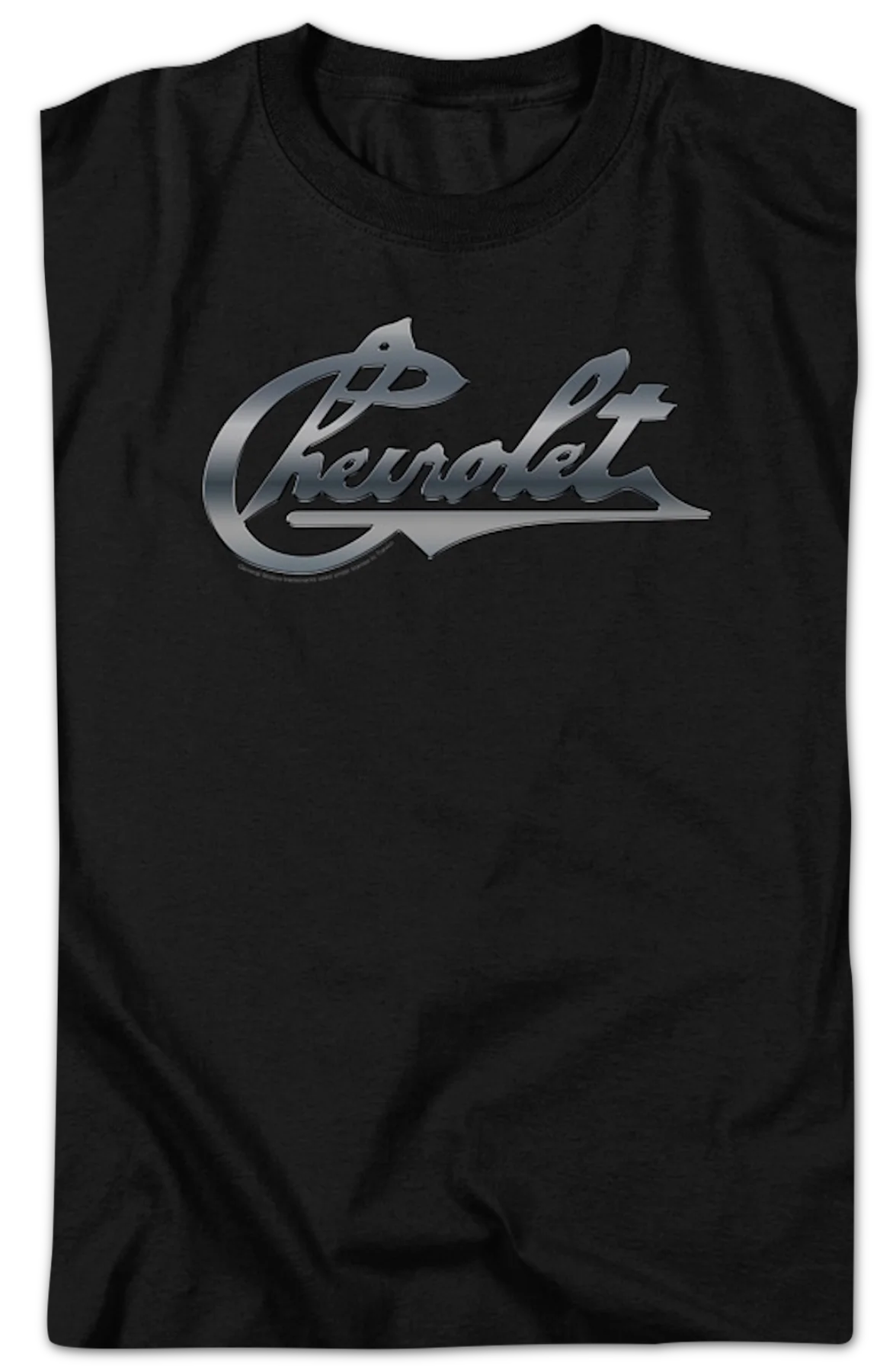 Vintage Chrome Logo Chevrolet T-Shirt - Image 2