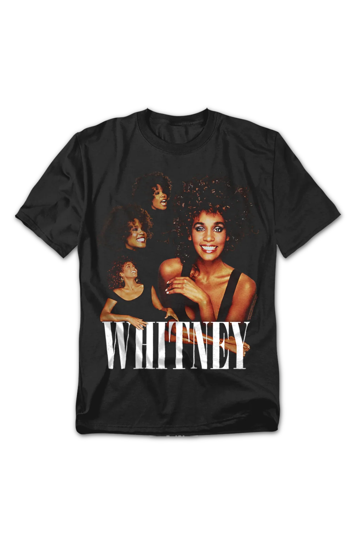 Vintage Collage Whitney Houston T-Shirt - Image 2