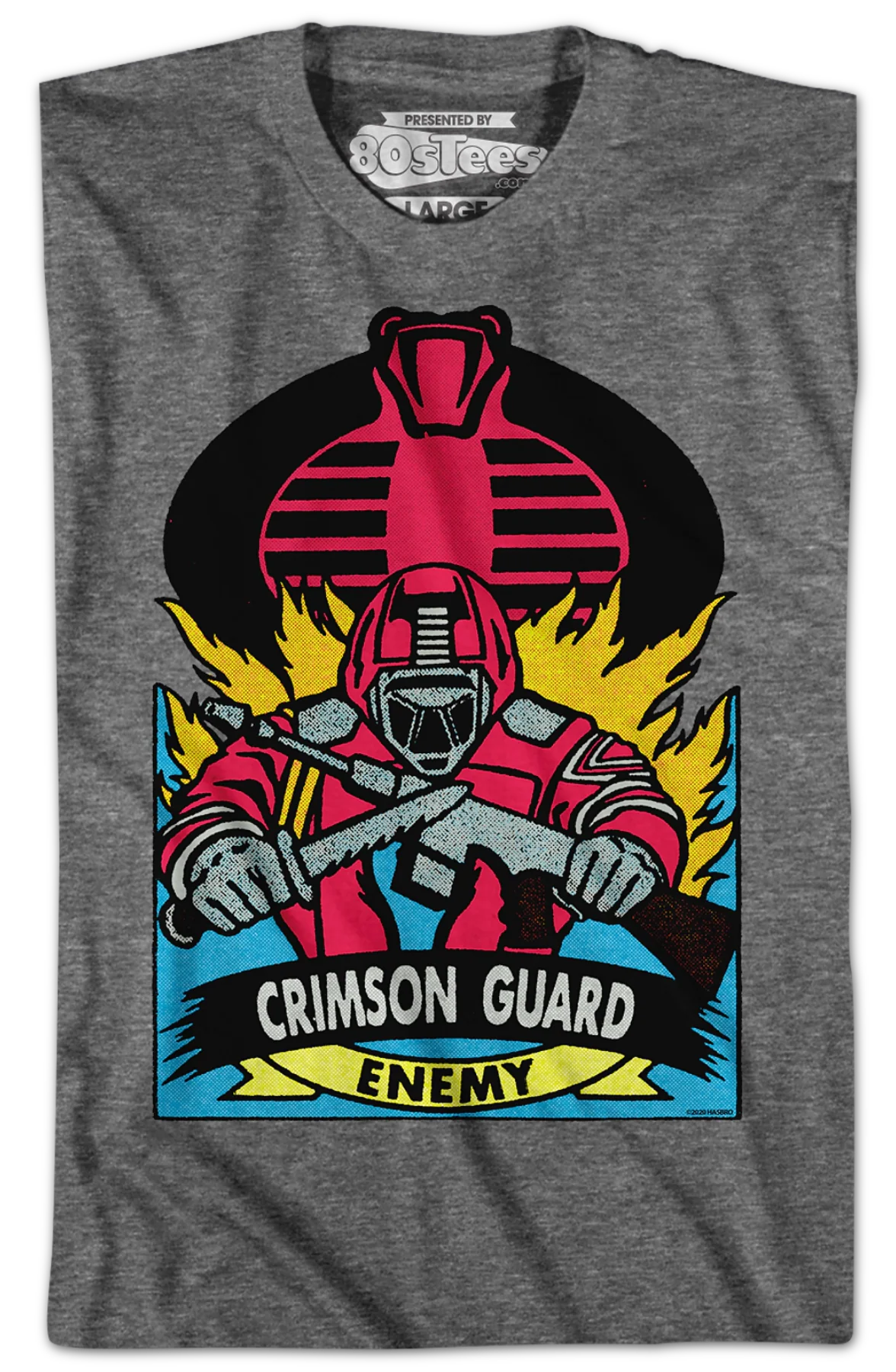 Vintage Crimson Guard GI Joe T-Shirt - Image 2