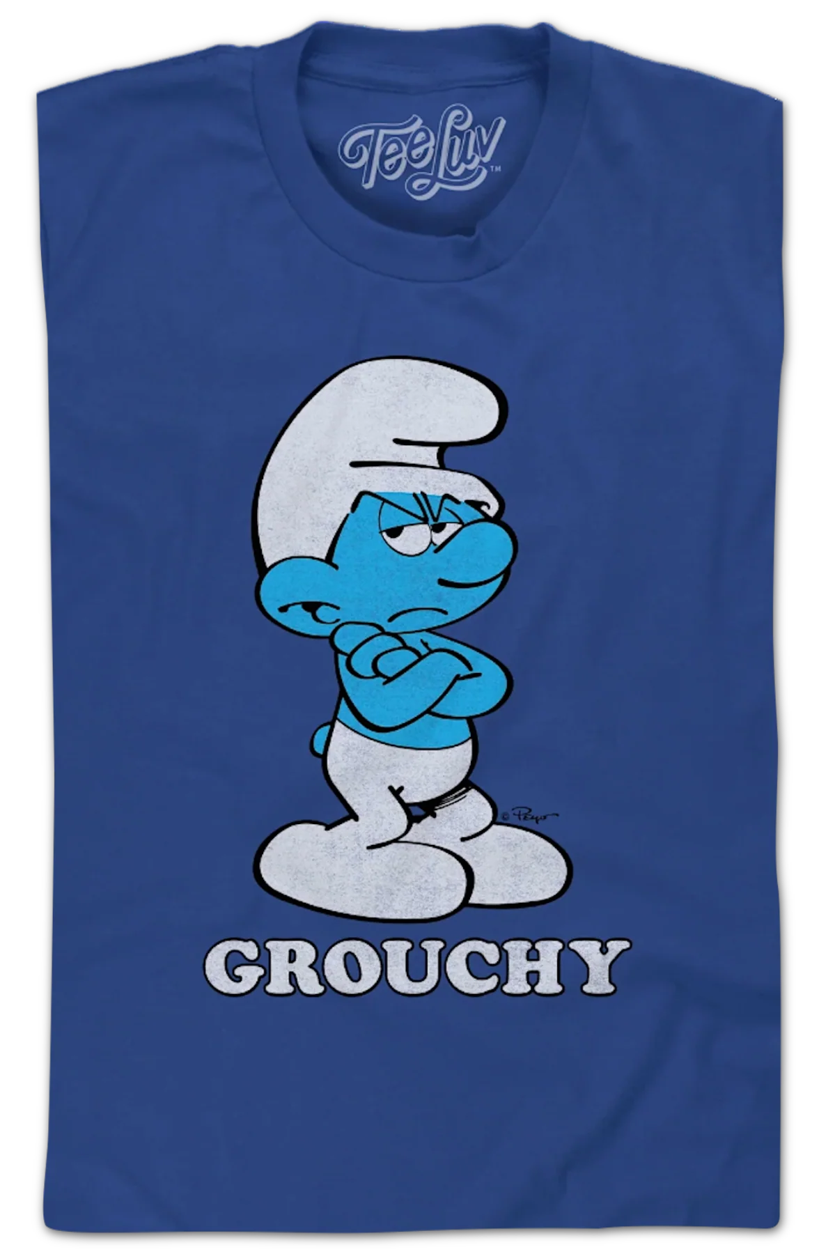 Vintage Grouchy Smurfs T-Shirt - Image 2