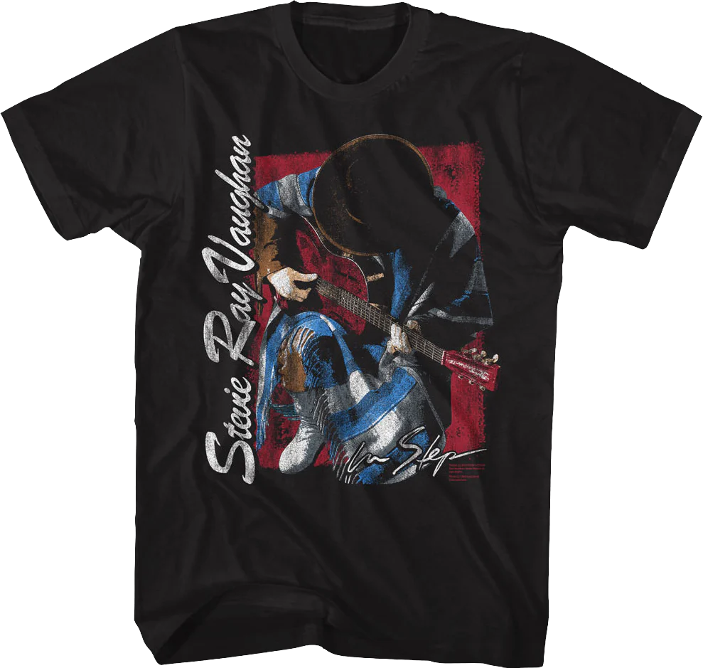 Vintage In Step Cover Stevie Ray Vaughan T-Shirt