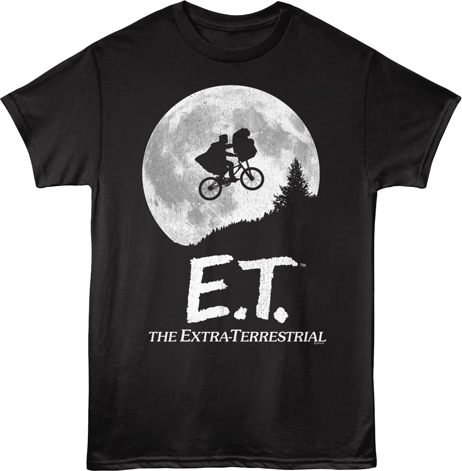 Vintage Moon Silhouette E.T. The Extra-Terrestrial T-Shirt
