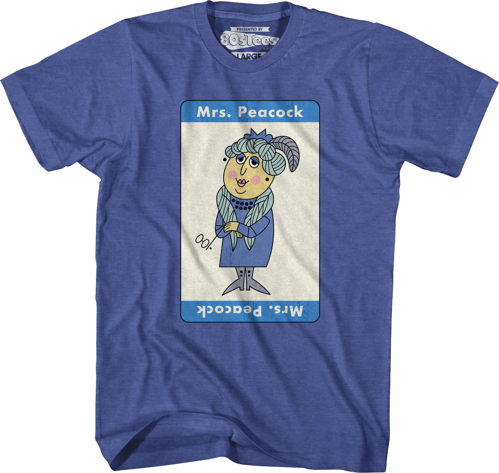 Vintage Mrs. Peacock Clue T-Shirt