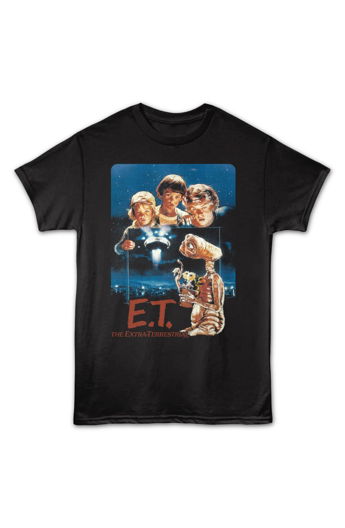 Vintage Poster E.T. The Extra-Terrestrial T-Shirt - Image 2