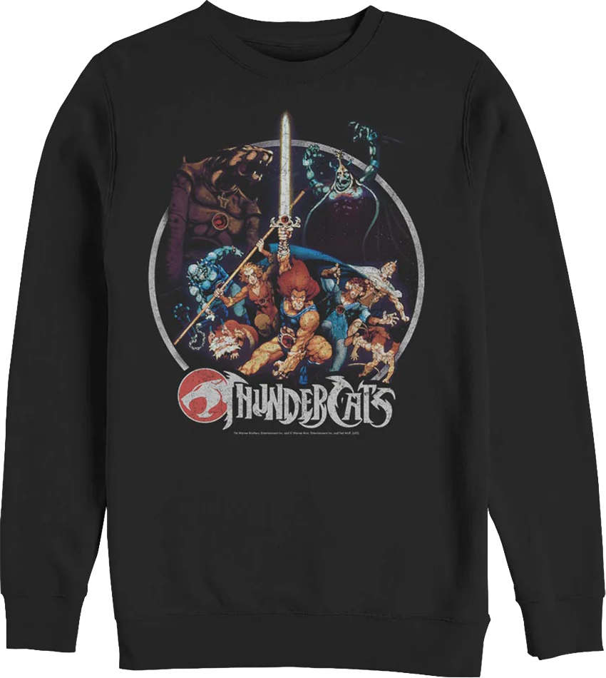 Vintage Poster ThunderCats Sweatshirt