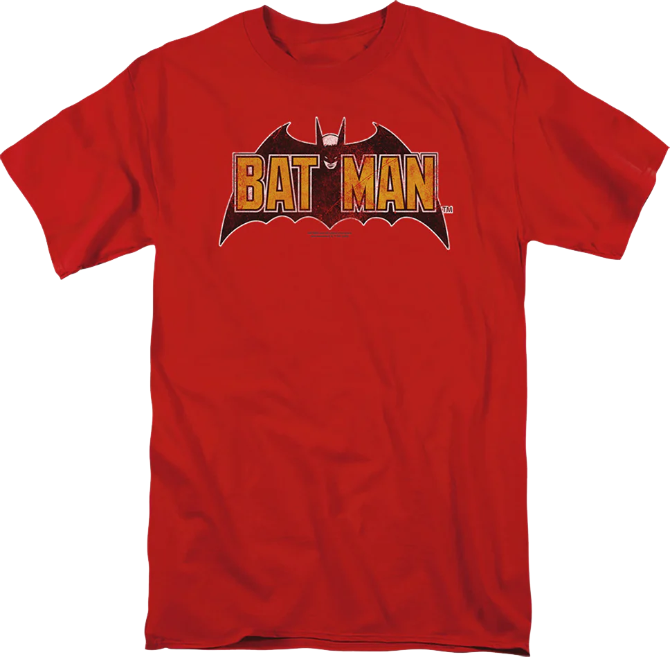 Vintage Red Batman Logo DC Comics T-Shirt