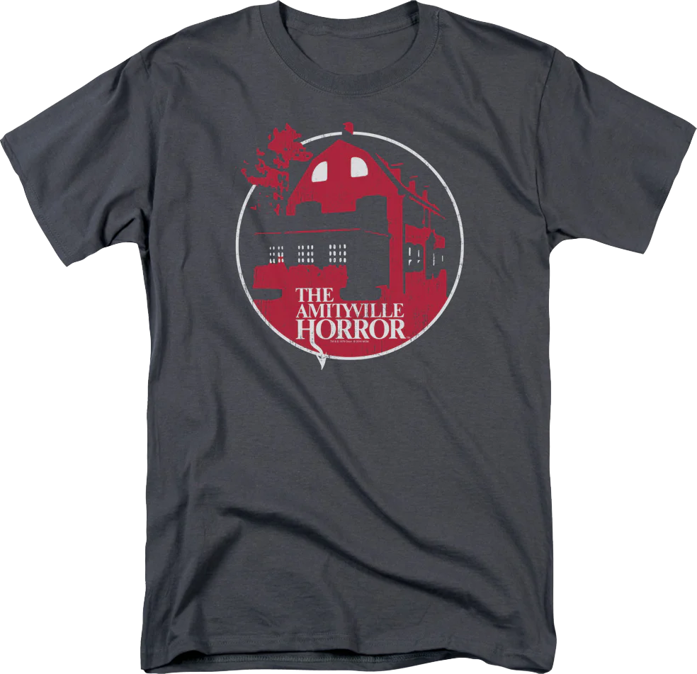 Vintage Red House Amityville Horror T-Shirt