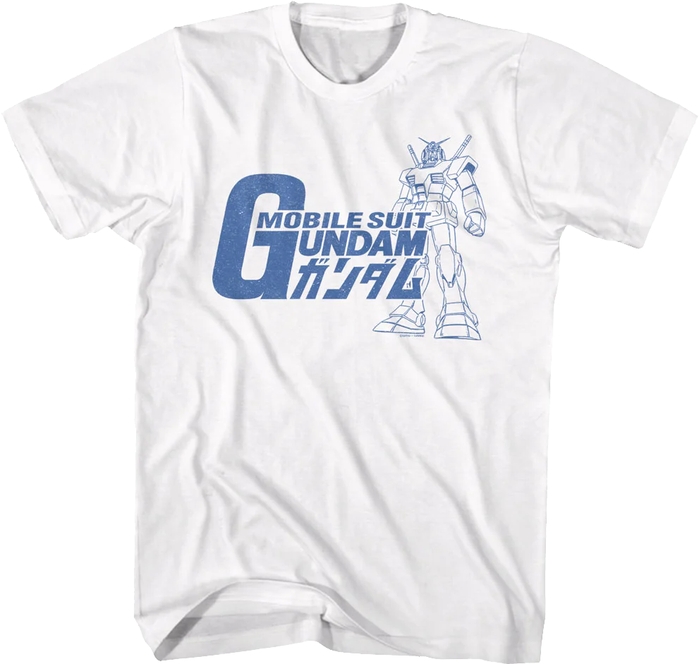 Vintage RX-78-2 Sketch Gundam T-Shirt