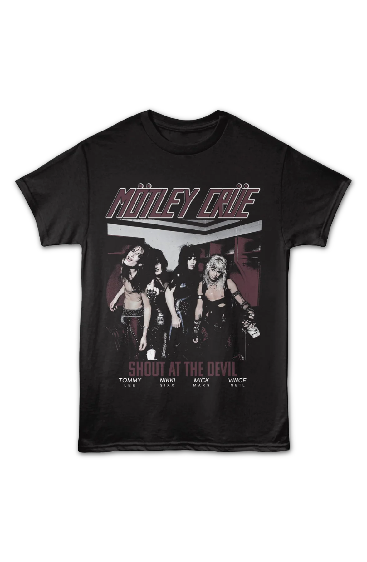 Vintage Shout At The Devil Photo Motley Crue T-Shirt - Image 2
