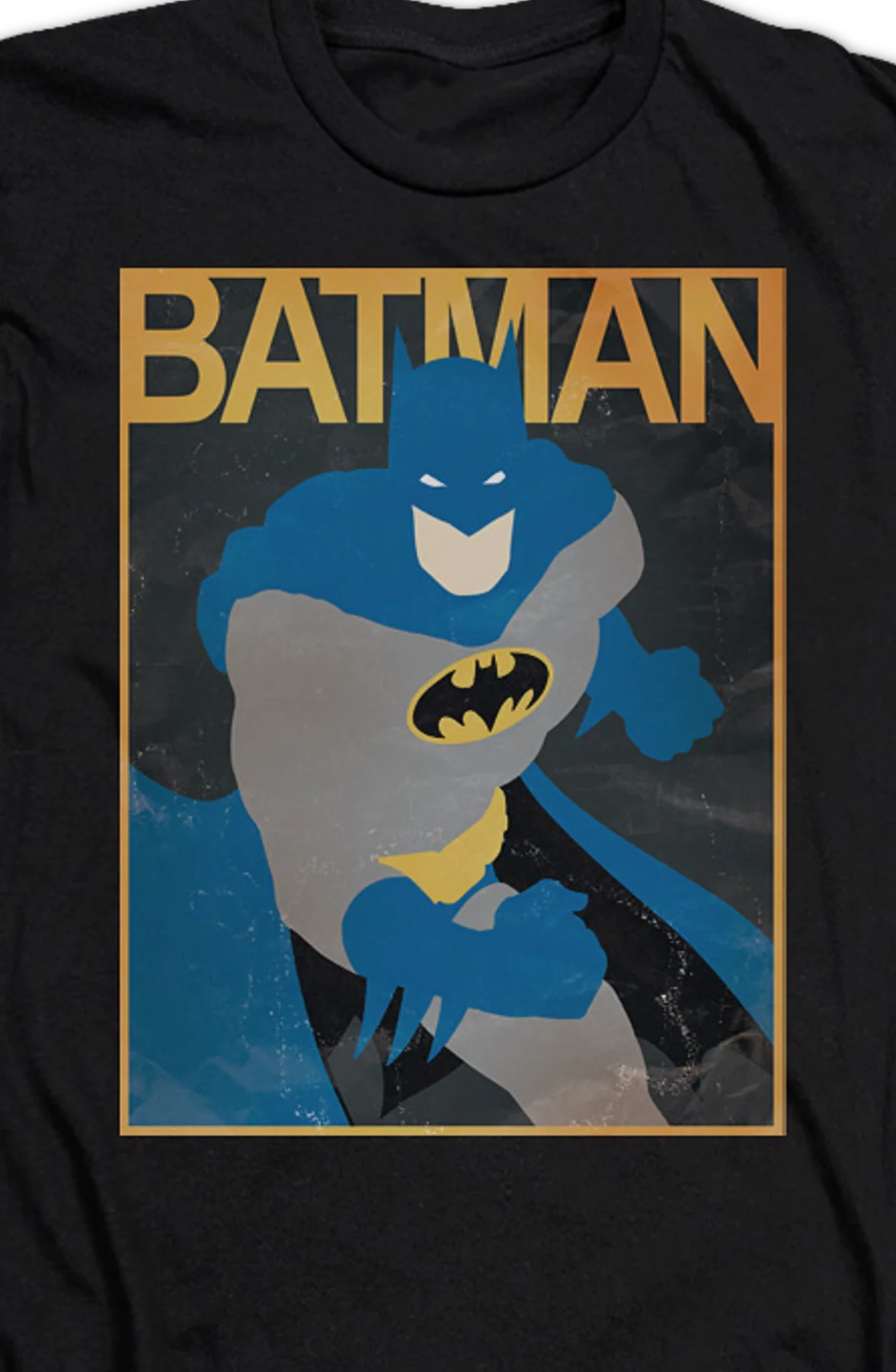 Vintage Simple Poster Batman T-Shirt - Image 2
