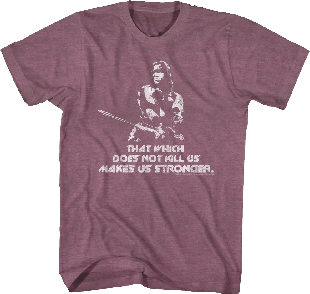 Vintage That Which Does Not Kill Us Conan The Barbarian T-Shirt