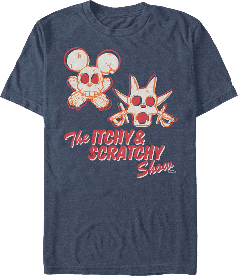 Vintage The Itchy & Scratchy Show The Simpsons T-Shirt