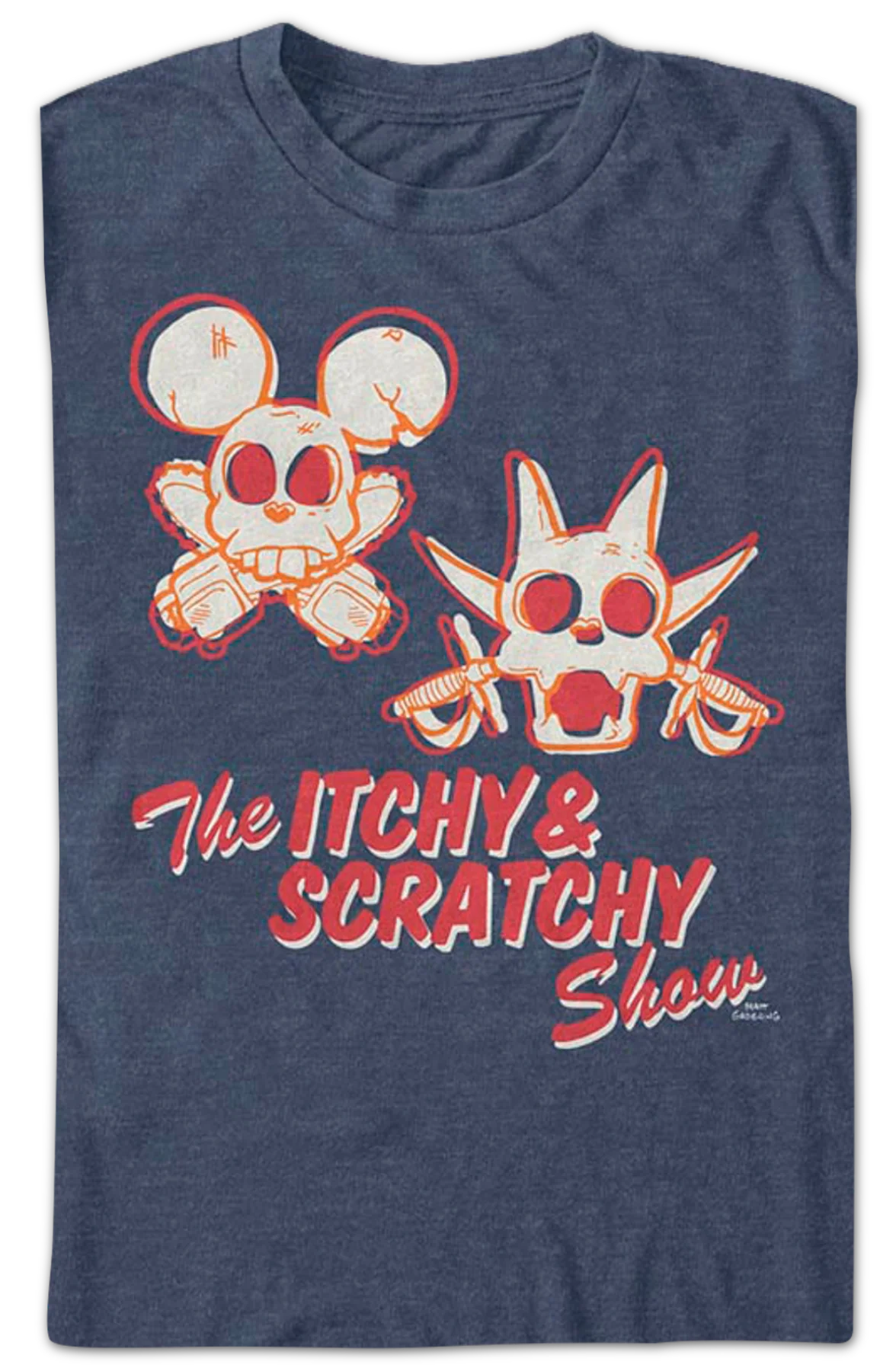 Vintage The Itchy & Scratchy Show The Simpsons T-Shirt - Image 2