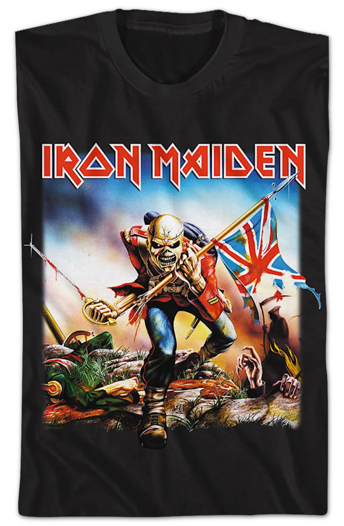 Vintage Trooper Iron Maiden T-Shirt - Image 2