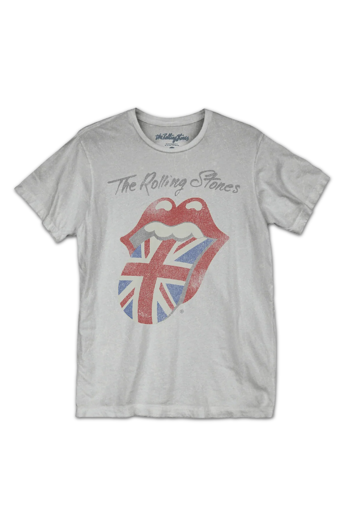 Vintage Union Jack Tongue Rolling Stones T-Shirt - Image 2