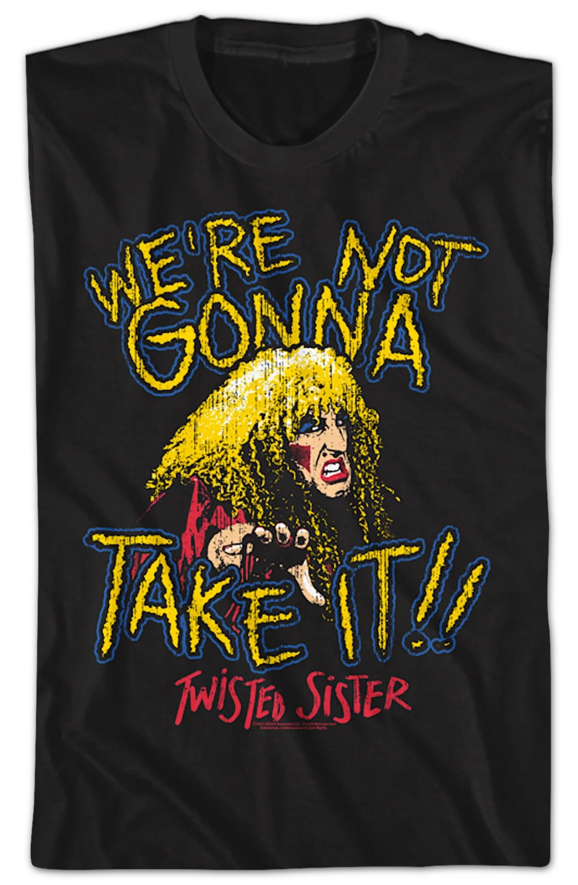Vintage We're Not Gonna Take It Twisted Sister T-Shirt - Image 2