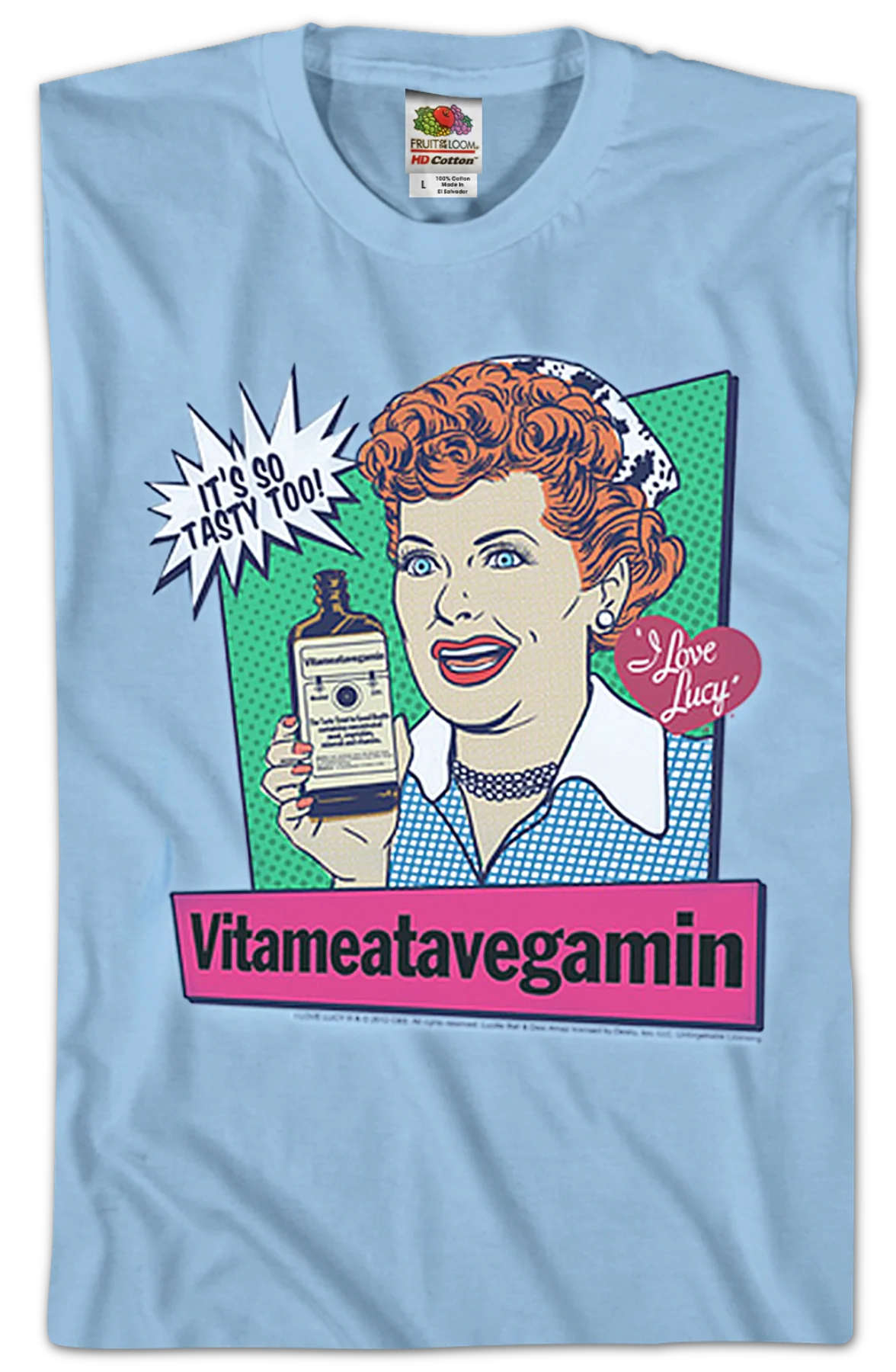 Vitameatavegamin I Love Lucy T-Shirt - Image 2
