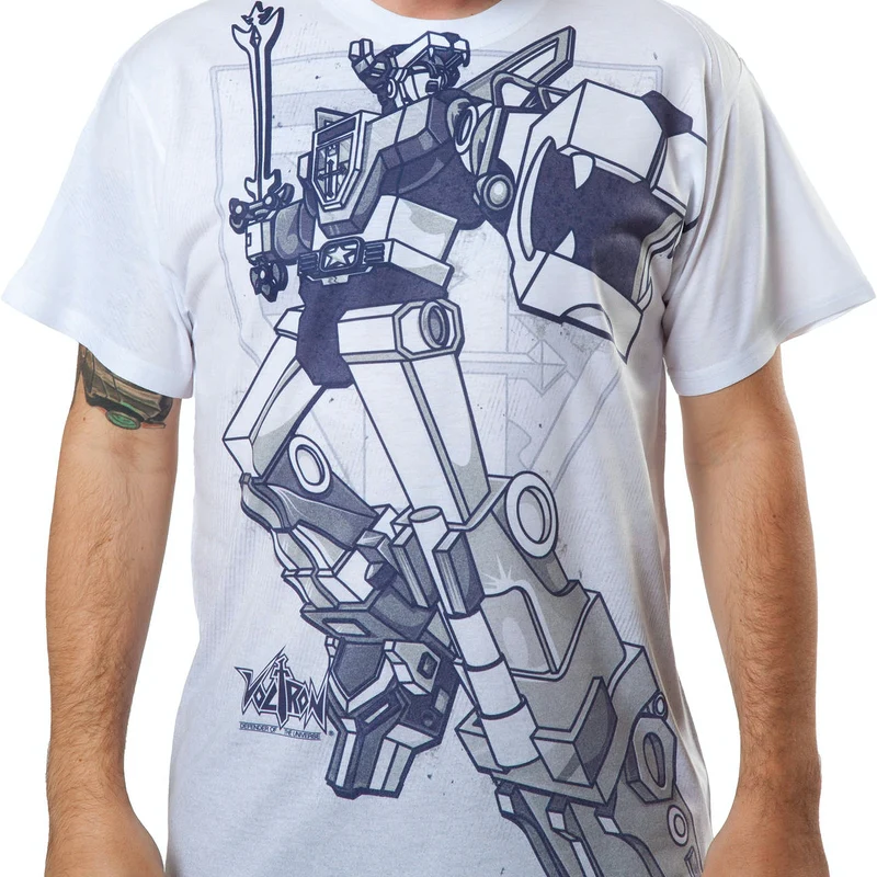 Voltron Sketch Sublimation Shirt