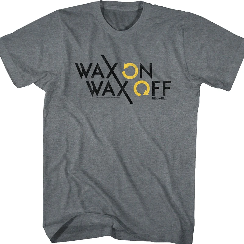 Wax On Wax Off Directions Karate Kid T-Shirt