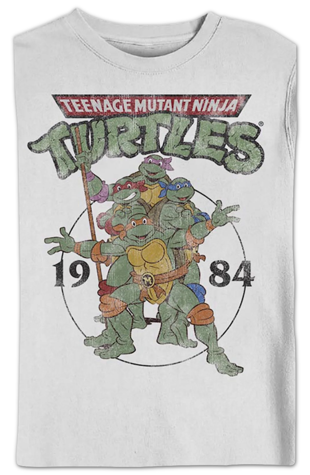 White 1984 Teenage Mutant Ninja Turtles Sweatshirt - Image 2