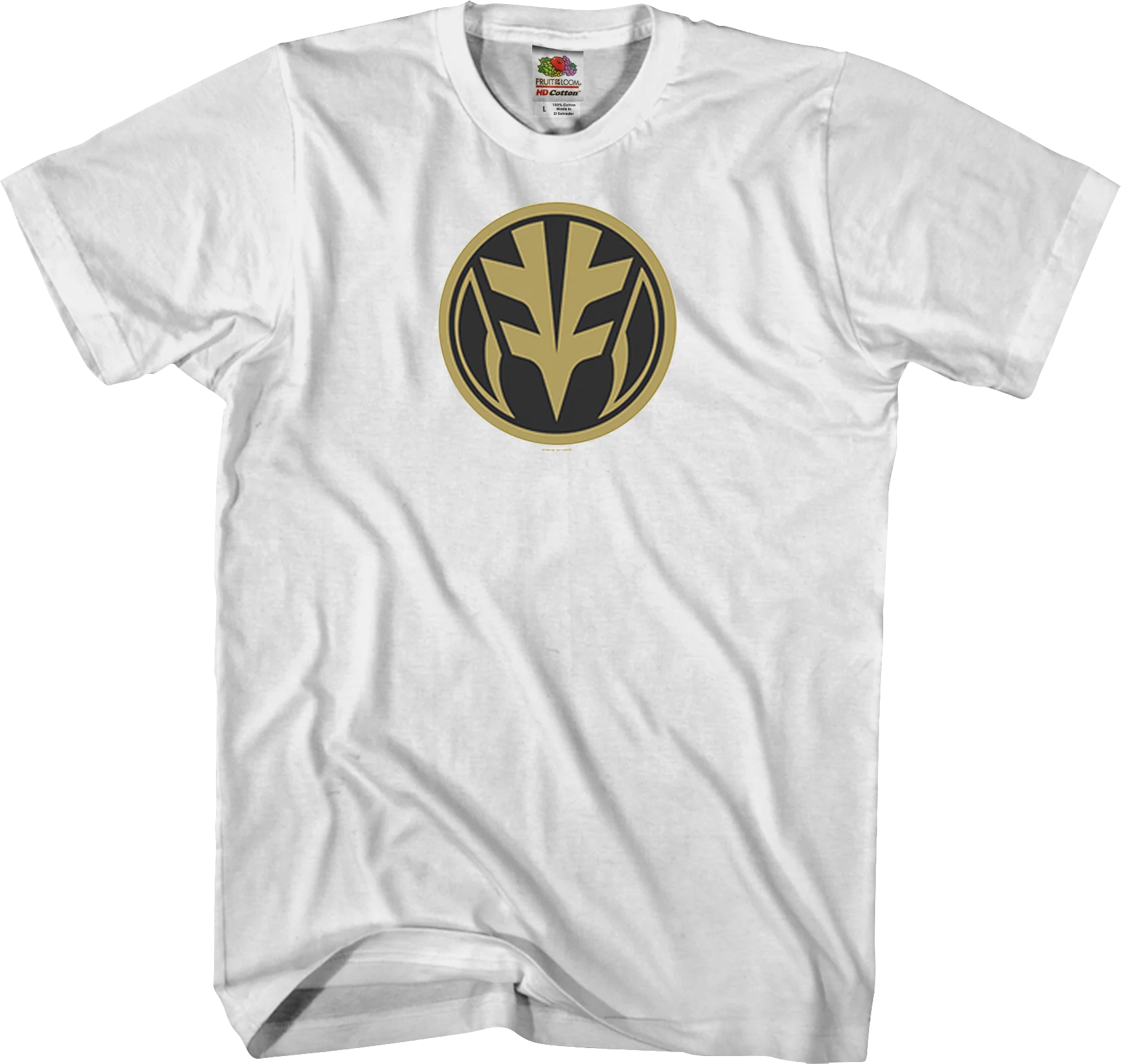 White Ranger Power Coin Mighty Morphin Power Rangers T-Shirt