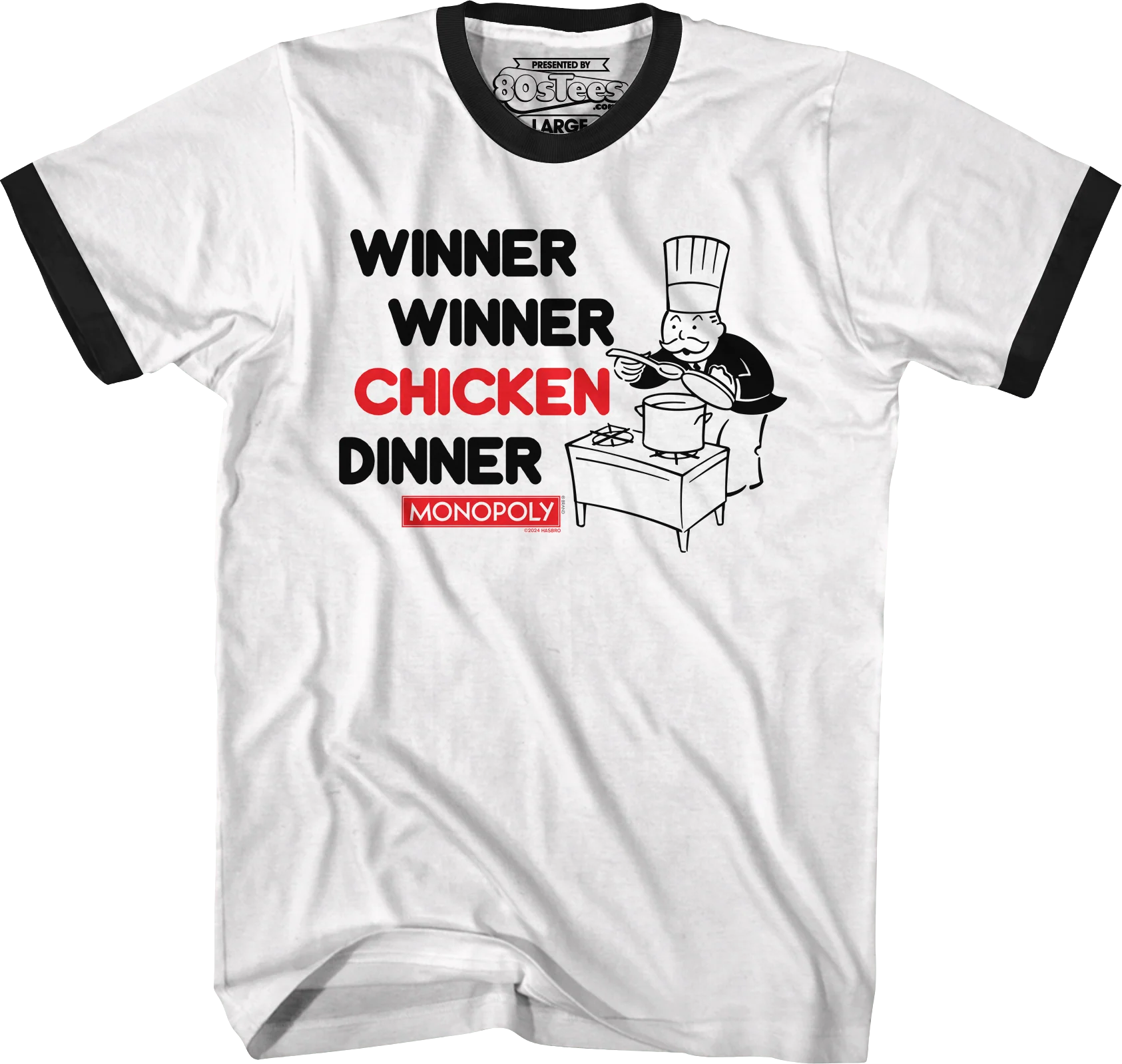 Winner Winner Chicken Dinner Monopoly T-Shirt - Image 16