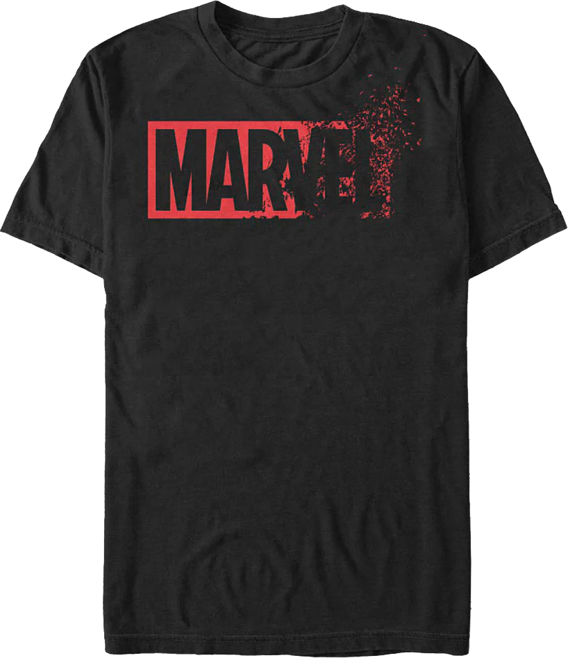 Withered Logo Marvel Comics T-Shirt