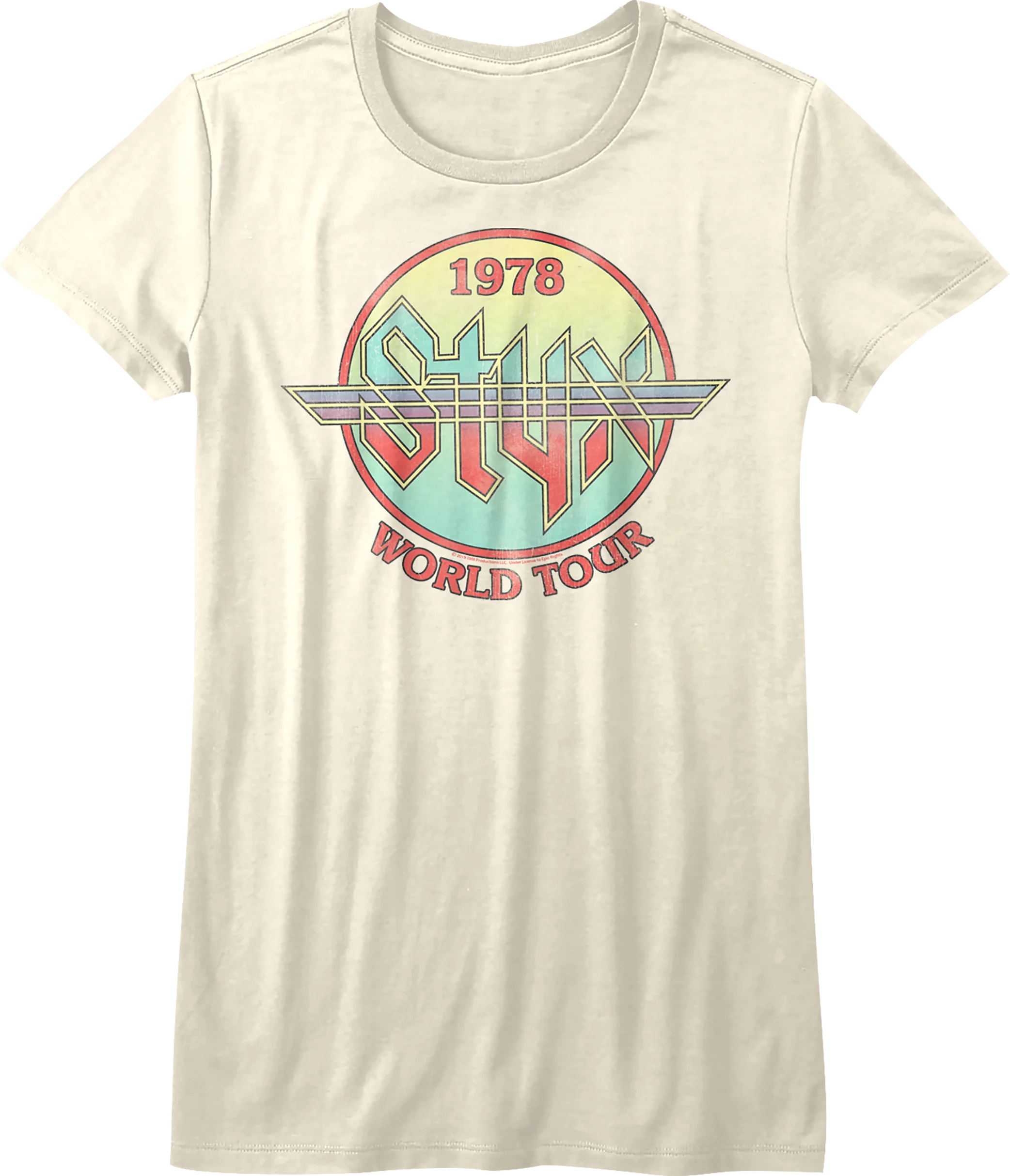 Womens 1978 World Tour Styx Shirt