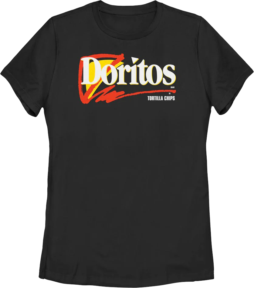 Womens Black 90s Logo Doritos Shirt