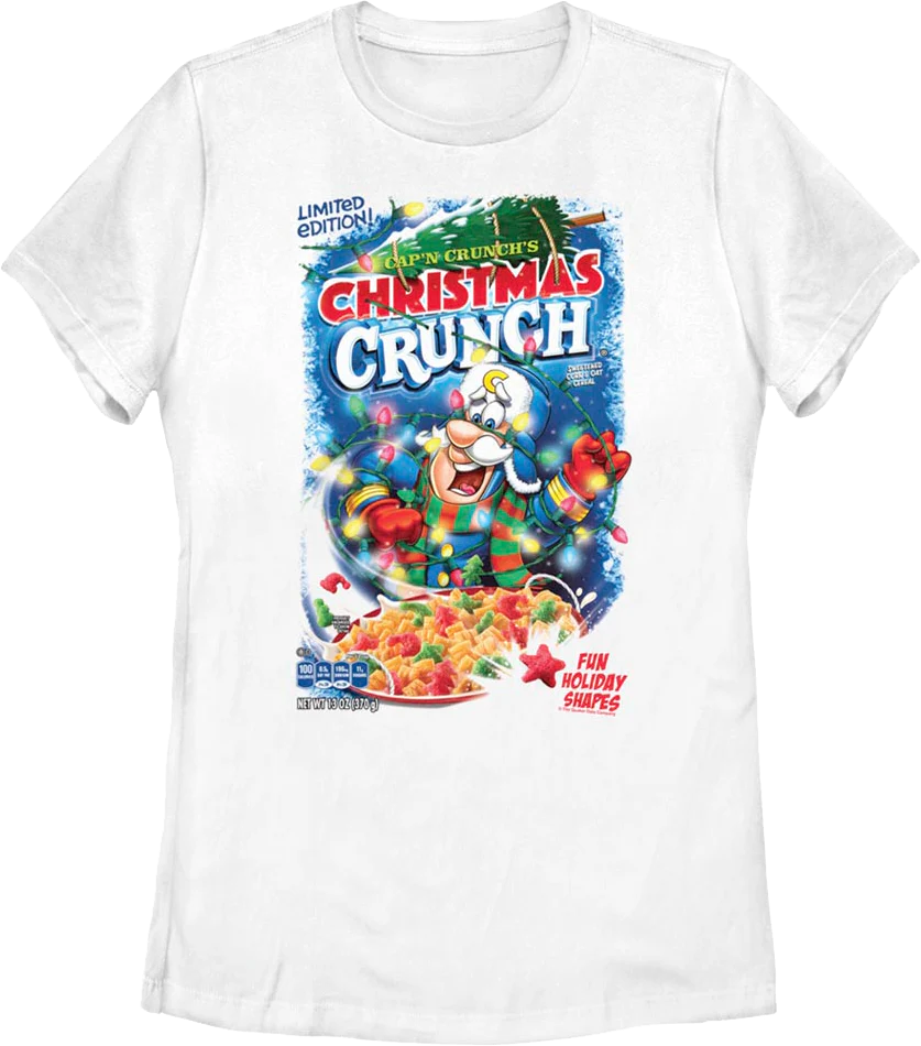 Womens Christmas Crunch Cap'n Crunch Shirt
