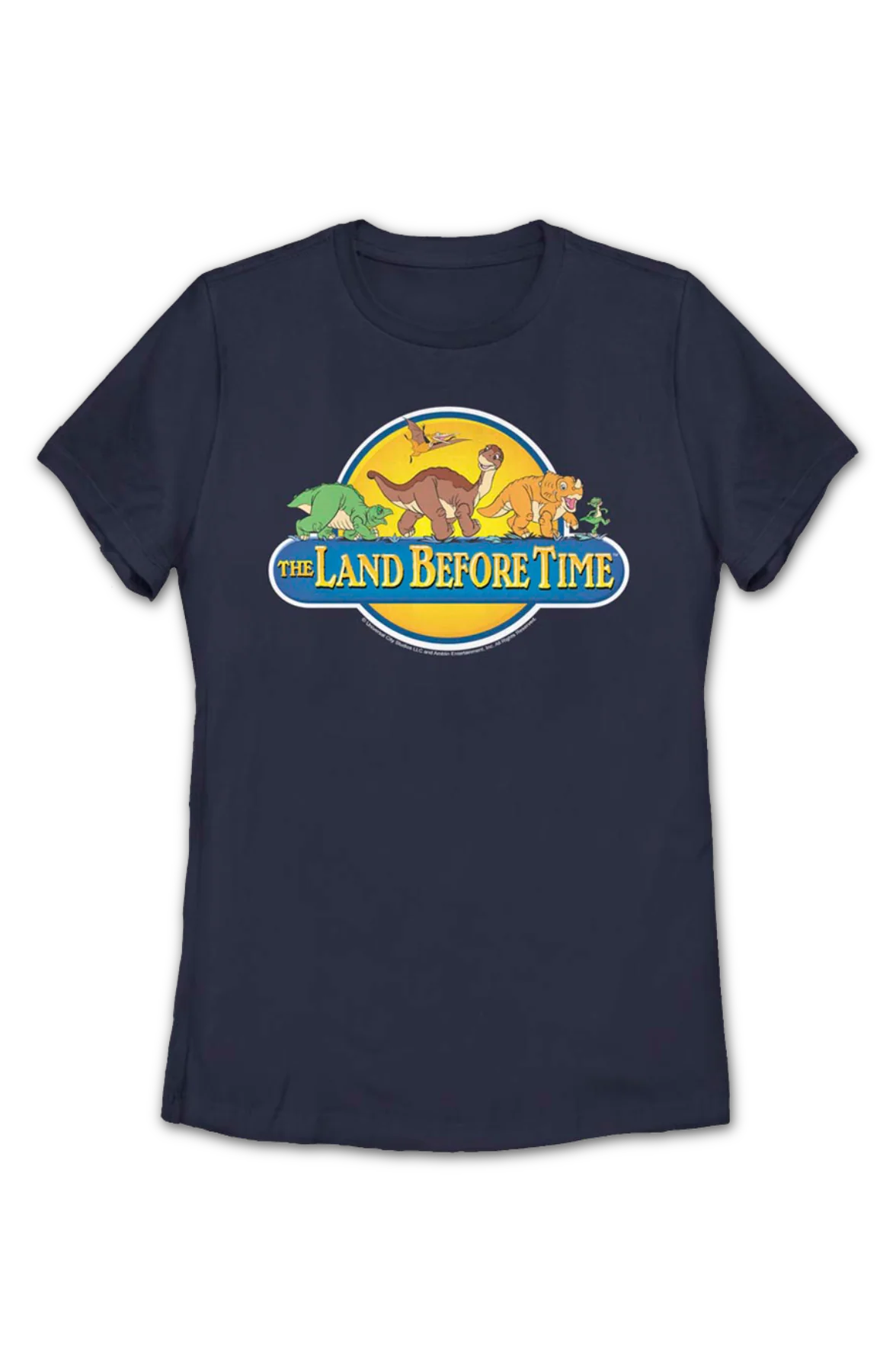 Womens Classic Logo Land Before Time Shirt - Image 2