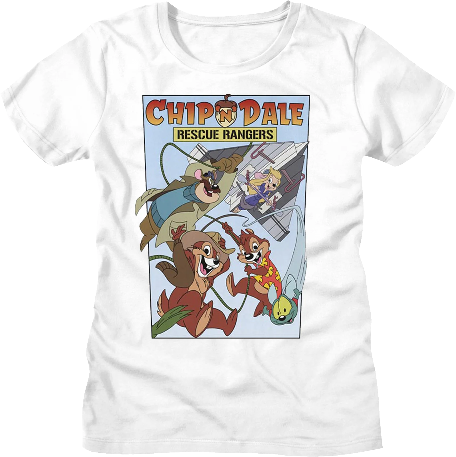 Womens Comic Book Cover Chip 'n Dale Rescue Rangers Shirt