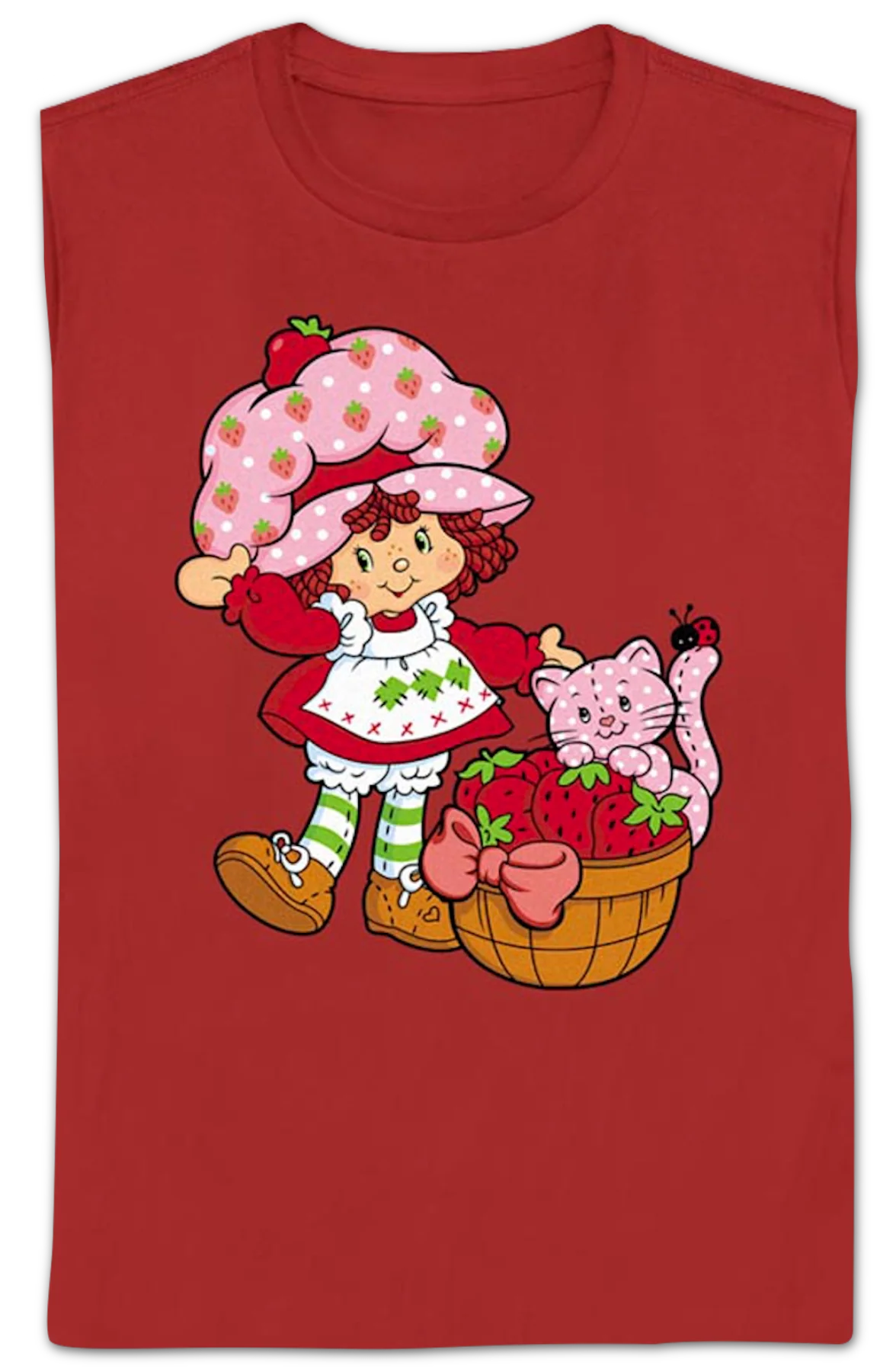 Womens Custard & Strawberry Shortcake Shirt - Image 2