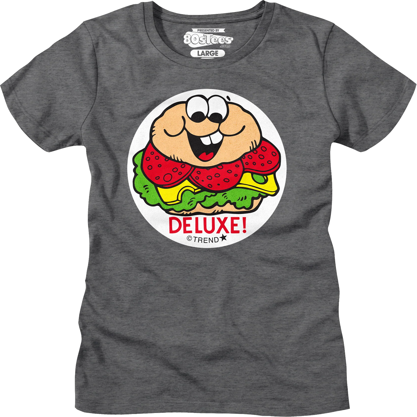 Womens Deluxe Salami Sandwich Scratch N Sniff Shirt