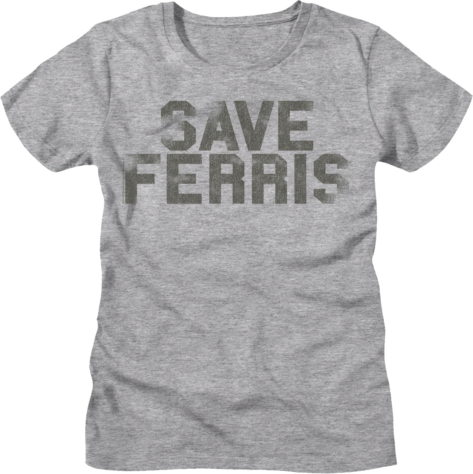Womens Distressed Save Ferris Bueller Shirt