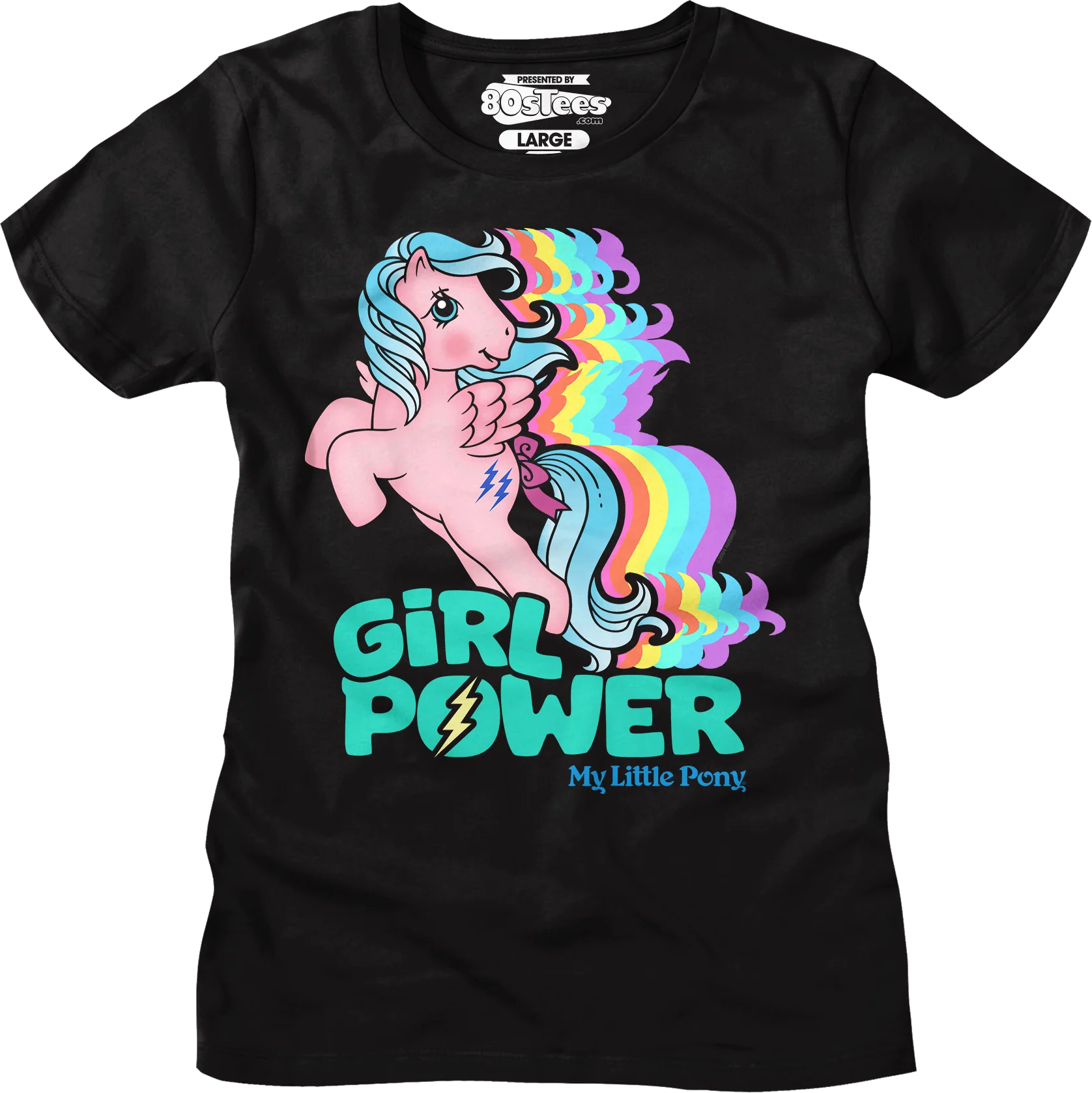 Womens Firefly Girl Power Rainbow My Little Pony Shirt