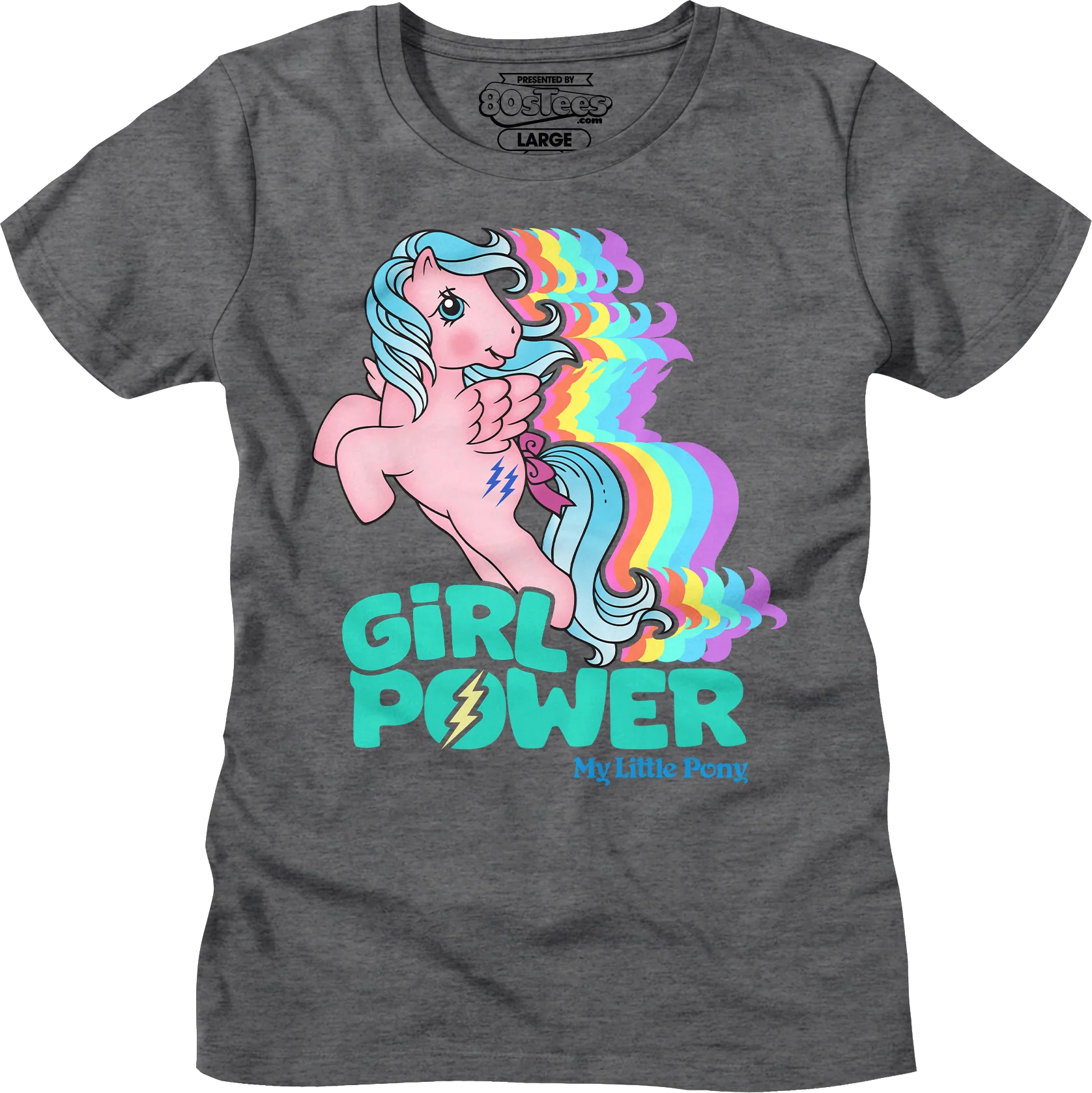 Womens Firefly Girl Power Rainbow My Little Pony Shirt - Image 6