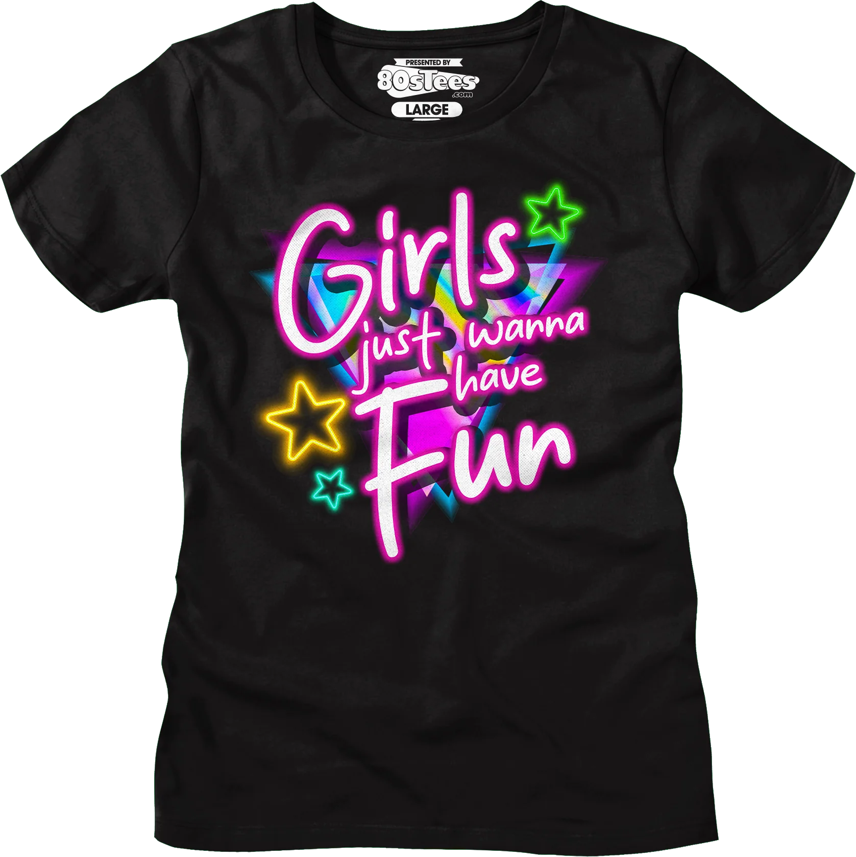Womens Girls Just Wanna Have Fun Shirt - Image 6