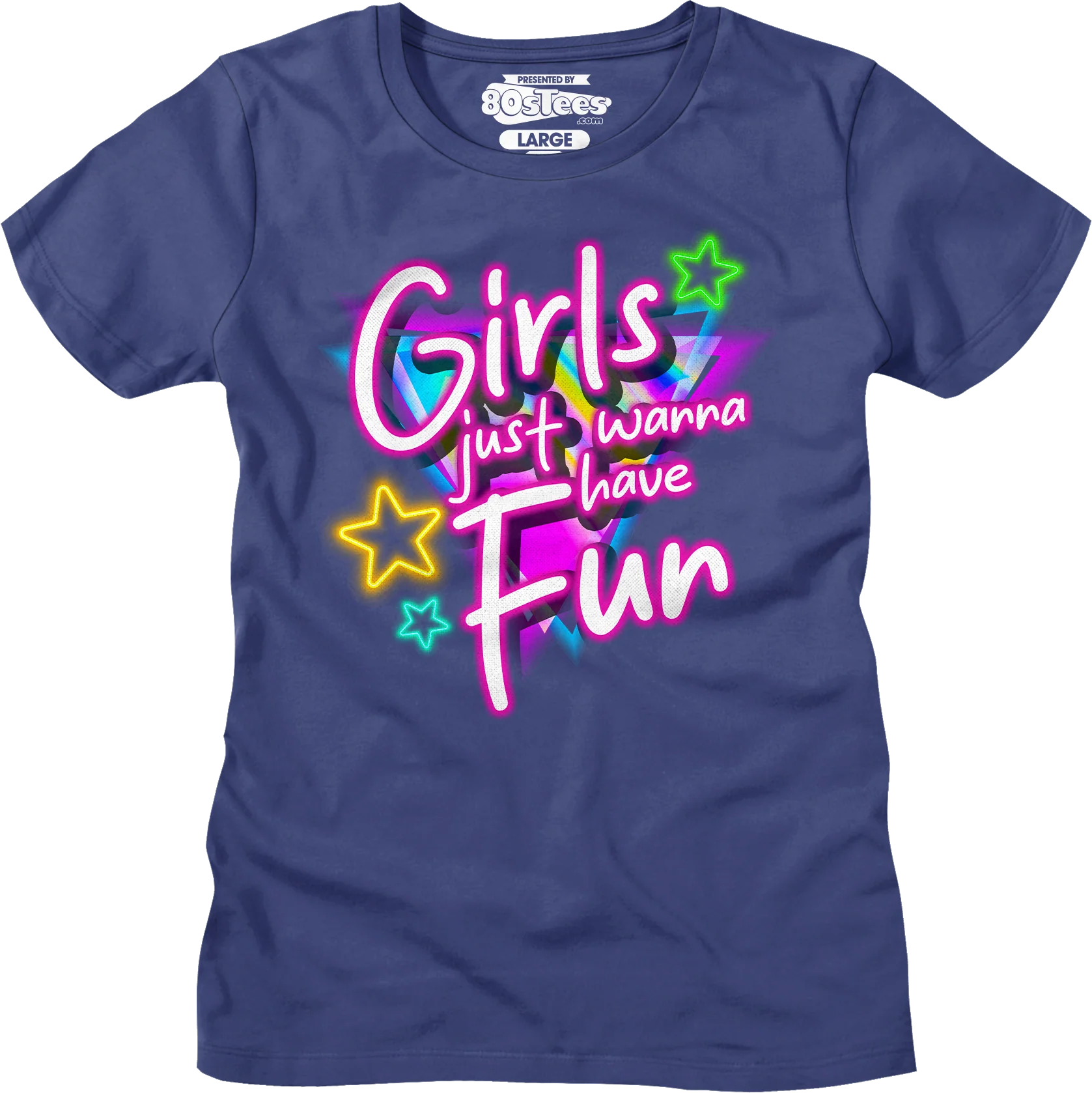 Womens Girls Just Wanna Have Fun Shirt - Image 8