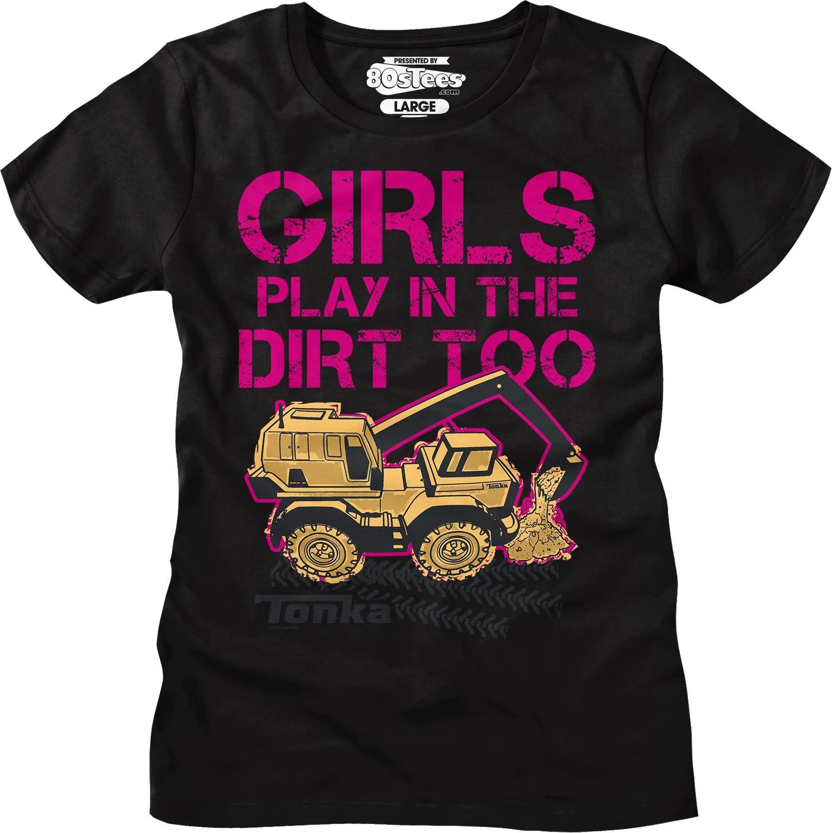 Womens Girls Play In The Dirt Too Tonka Shirt - Image 4