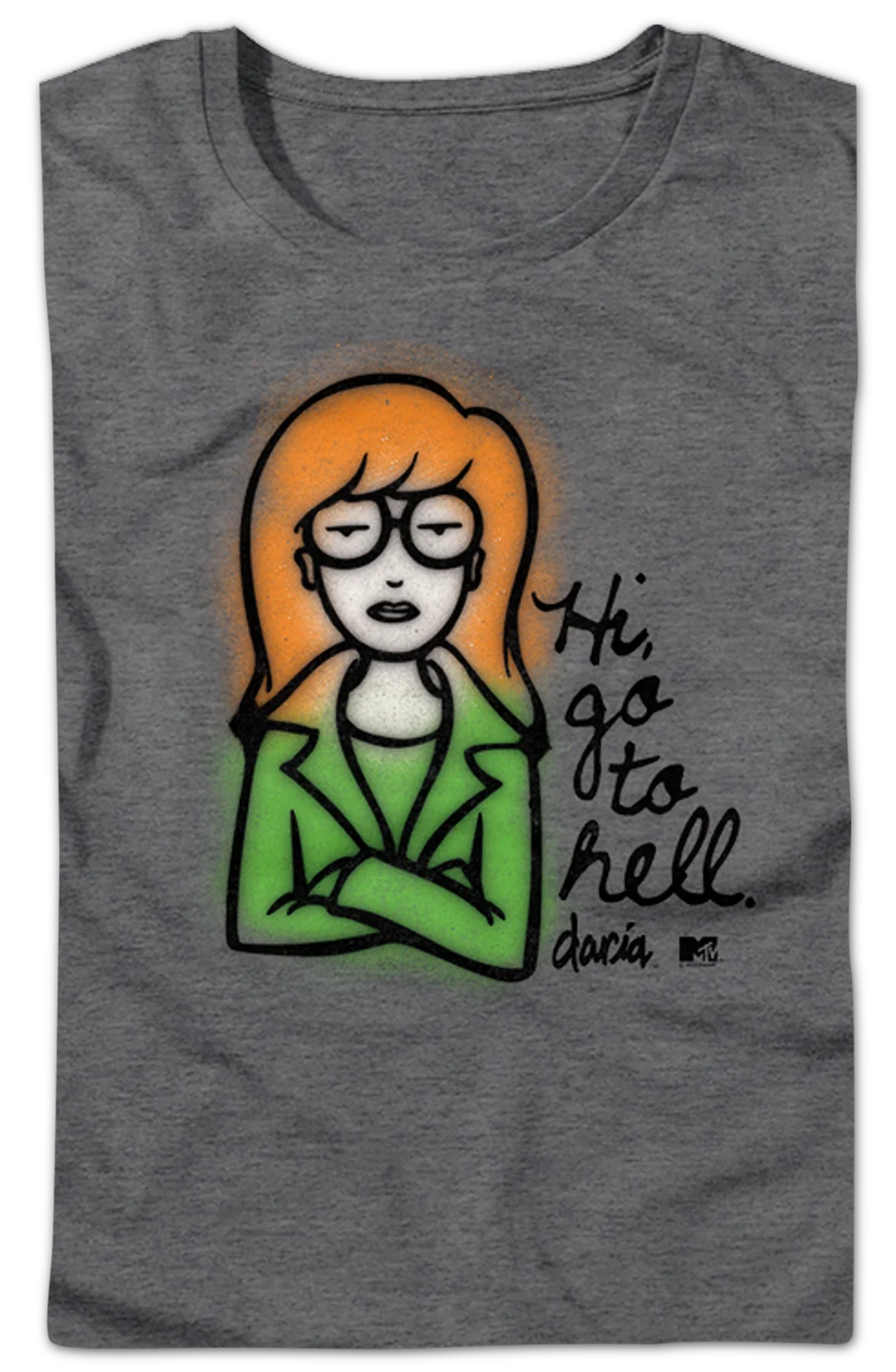 Womens Go To Hell Daria Shirt - Image 2