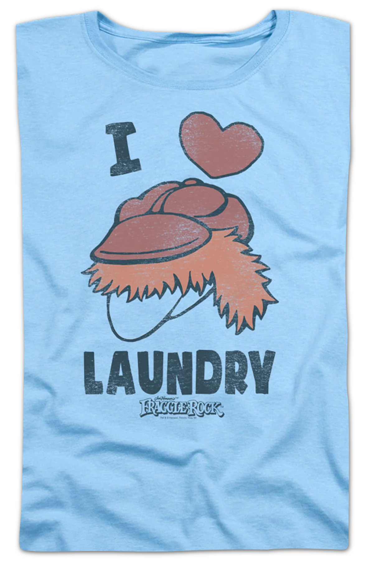 Womens I Love Laundry Fraggle Rock Shirt - Image 2