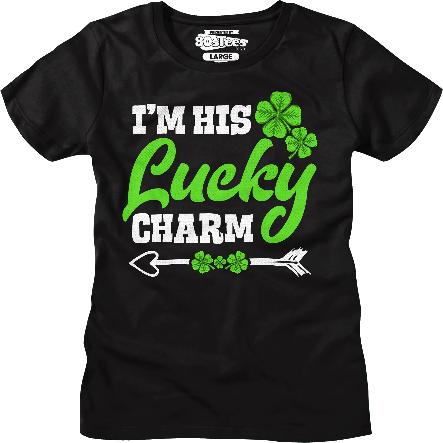 Womens I'm His Lucky Charm Shirt - Image 5