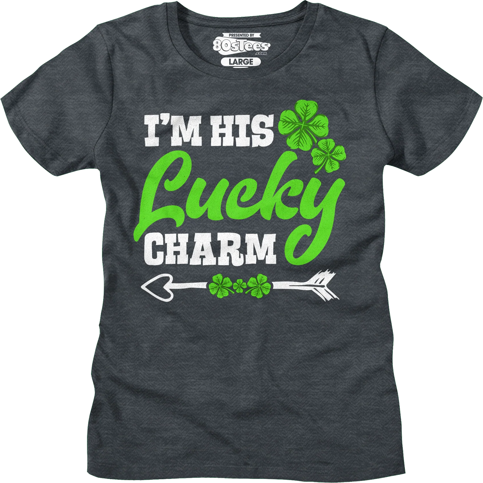 Womens I'm His Lucky Charm Shirt - Image 7