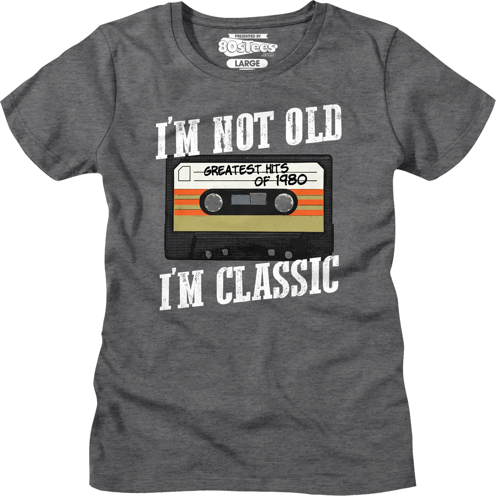 Womens I'm Not Old I'm Classic Greatest Hits Of 1980 Shirt