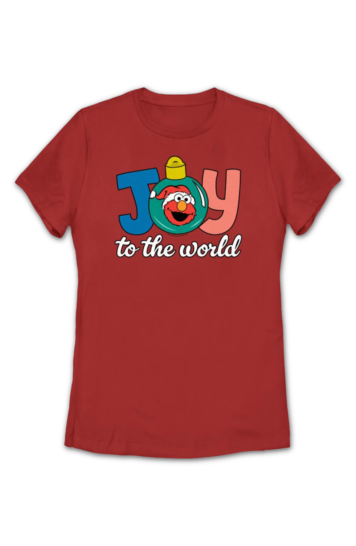 Womens Joy To The World Sesame Street Shirt - Image 2