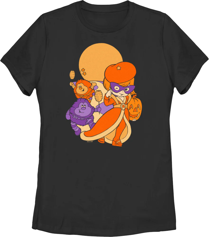 Womens Lala Orange Halloween Rainbow Brite Shirt