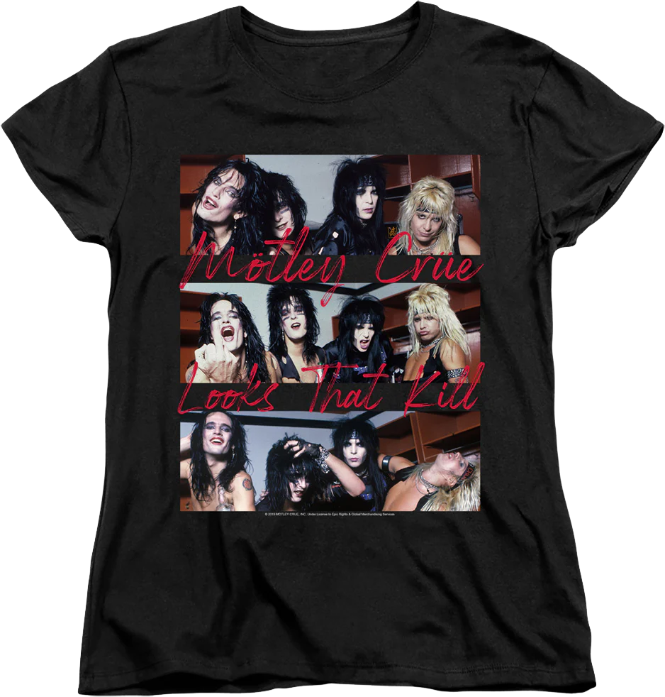Womens Looks That Kill Motley Crue Shirt