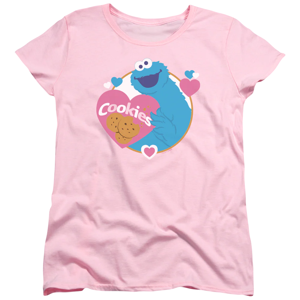 Womens Love Cookies Sesame Street Shirt